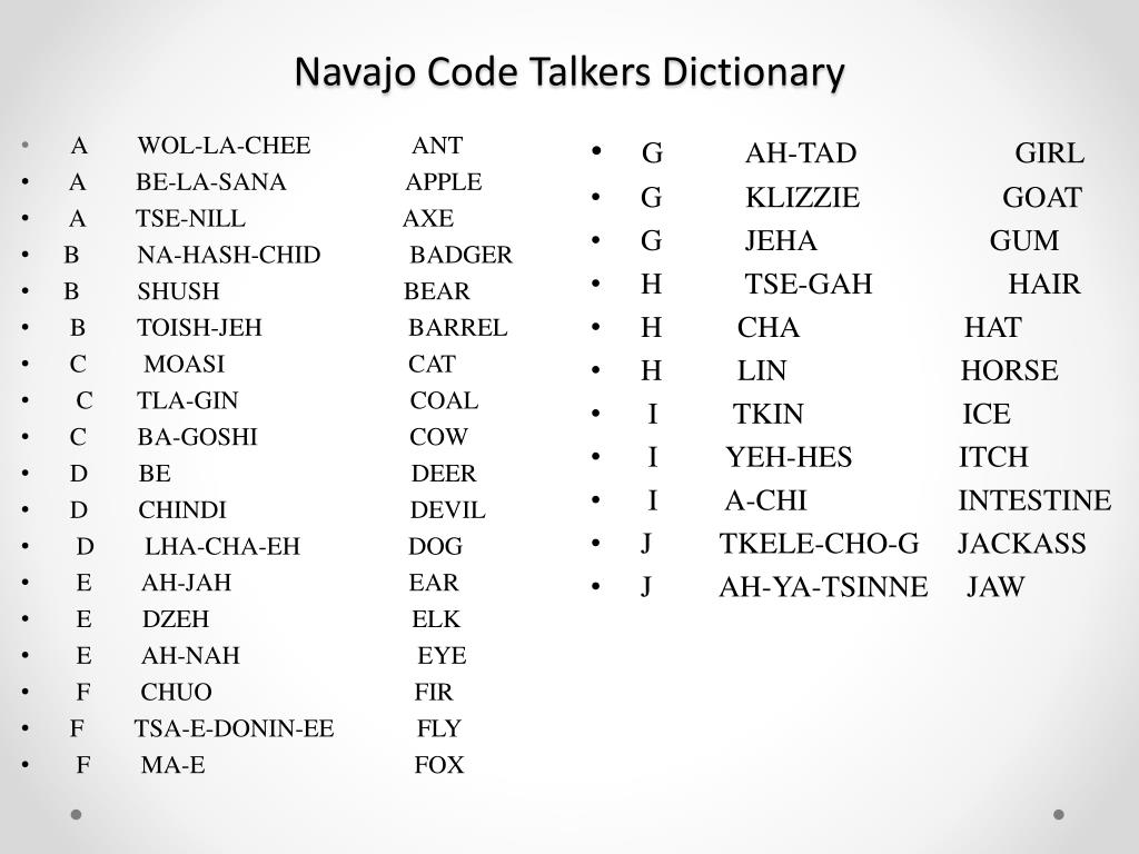 Navajo Language Phrases